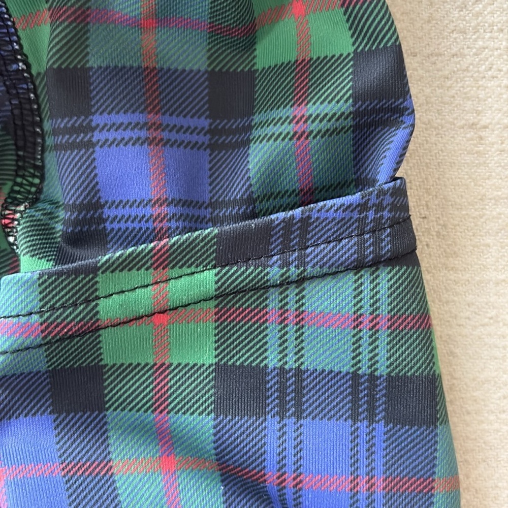 William Murray Preppy Golf Skirt Blue Green Plaid M - Picture 8 of 8